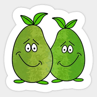 CUTE Food Funny Food Pears Sticker